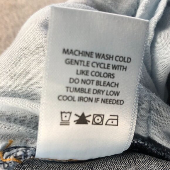 The Pioneer Woman Women Jeans Size XL Bootcut Leg Pull On Blue Denim Embroidered - Picture 12 of 15